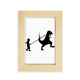 thumbnail image 1 of Movimiento de los Dinosaurios con cuerda Escritorio de madera Arte Pintura 5x7 pies Marco de foto, 1 of 4