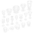 thumbnail image 2 of Miangastore 17pcs Doll House Miniature Tableware Model Kitchen Tableware Ornament Miniature Cup 1:12, 2 of 8