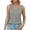 Gray, variant on lmcalzta Womens Summer Tank Tops Loose Fitting Sleeveless T Shirts for Women V Neck Basic Undershirt Solid Color
