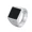 Silver Black, variant on Unisex's Stainless Steel Elegant Simple Classic Novel Exquisite Personalized Ring Gold Black Size 9