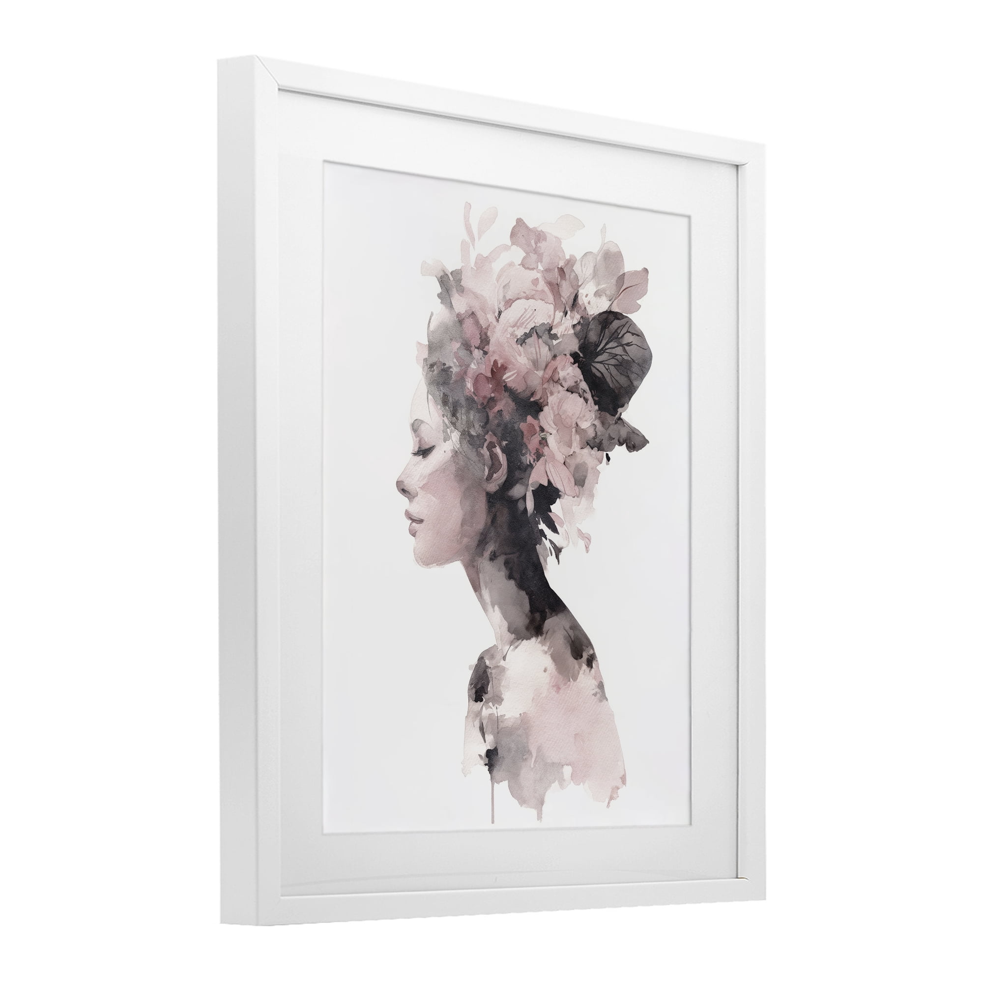 Stupell Industries Nature's Empress Silhouette White Framed Print Under Glass, design by Svetlana Aleynikova