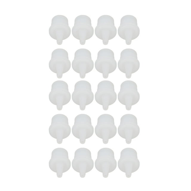 Lash Buse de Colle, Tactilité Confortable 20pcs Glossy Extension de Cils Buse de Colle Pratique pour le Pigment