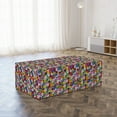 thumbnail image 3 of Colorful Foldable Mattress, Floral Vivid Daisies, 78.7" x 47.2", Multicolor, by Ambesonne, 3 of 6