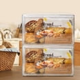 thumbnail image 6 of 2PCS Large Bread Box for Countertop, Stackable Double Layer Storage Container, Clear Boxes for Kitchen Counter, Bread Keeper for Homemade Bread, Bagel, Muffins, Rolls, 6 of 6