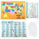 thumbnail image 2 of Juguete de rompecabezas Imagimake Mapology USA & World con banderas y capitales, 2 of 6