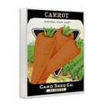thumbnail image 3 of Stupell Industries Vintage Garden Carrots Food & Beverage Painting White Framed Art Print Wall Art, 11 x 14, 3 of 8