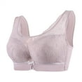 thumbnail image 2 of Swuxness Women's Push Up Wireless Bra, Womens Bras, Women Comfortable Push Up Shaping Side Coverage Breathable Bra Purple, 36/80AB, 2 of 3