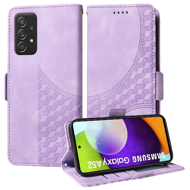 Funda GANGXUN para Samsung Galaxy A52 4G/5G con diseño acolchado elegante, cuero PU, protección total y ajuste preciso