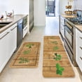 thumbnail image 2 of Lemon Kitchen Mats Set of 2, Lemon Kitchen Decor Rugs Farmhouse Truck Mat for Floor, Plaid Spring and Summer Lemon Decorations for Home 17"x27+17"x47", 2 of 6