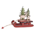 thumbnail image 1 of Kearding Ensamblaje de Navidad de madera, decoración de trineo, Santa Claus, alce, decoración de desmontable, colorido, barra de bricolaje, placa Kits de decoración para fiestas Alce Kearding HA069458-03, 1 of 6