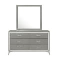 thumbnail image 2 of New Classic Furniture Huxley Solid Wood Dresser with Mirror in Gray, 2 of 8