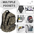 thumbnail image 5 of KEIAHUAN Deer Camo Backpack for Kids, Roomy Interior Holds Textbooks Notebooks and Folders, 17 Inch Large Capacity Student Backpack Fits 14 Inch Laptop, Holiday Present for Boys Girls Students, 5 of 7