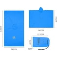 thumbnail image 3 of HUGFEGWE Poncho de Pluie à Capuche pour Usage Extérieur, Veste de Pluie Réutilisable pour Randonnée et Voyage U2537-27353, 3 of 7