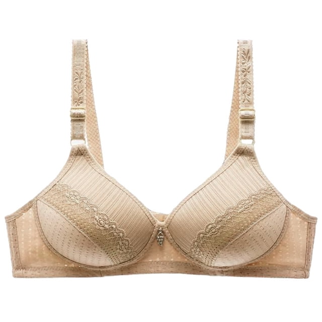 Timegard Bras for Women No Underwire Adjustable Strap Full Support Breathable Comfort Daily Bralette