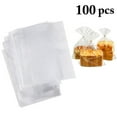 thumbnail image 2 of Coofit 100 Pcs Sac de Boulangerie Créatif Sac à Pain Transparent, 2 of 10