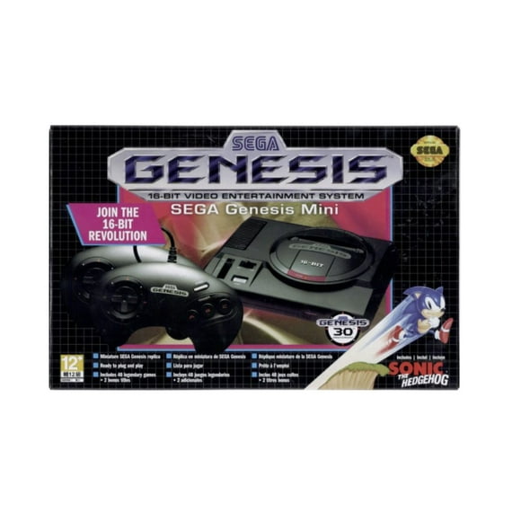 Sega Genesis Mini - Système de Divertissement Vidéo 16 Bits
