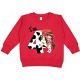 thumbnail image 2 of Inktastic I'm Four-cowgirl Riding Horse Birthday Toddler Sweatshirt, 2 of 4