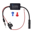 thumbnail image 1 of Amplificador Señal Antena Coche 12V Radio AM FM Refuerzo Antiinterferencias para ANT208, 1 of 6