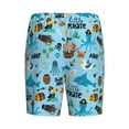 thumbnail image 2 of Lsque Animal Pirate Mens Sleep Pajama Shorts,Short Pajama Pants, Cotton Ultra-Soft Knit-4X-Large, 2 of 9