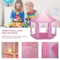 thumbnail image 5 of TOBBI Princess Castle Play Tent for Girls - Large 55'' x 53'' Playhouse for Indoor and Outdoor Play, 5 of 16
