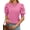Rose Red, variant on Puff Sleeves Sweaters for Womens Short Sleeve Crew Neck Oversized Sweaters Tops Solid Color
