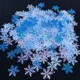 thumbnail image 3 of Confettis Snowflake Bricolage Brillants Créatifs Confettis de Fête Dispersés pour Table pour Noël, 3 of 9