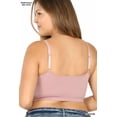 thumbnail image 3 of Zenana Women's & Plus Front V-Lattice Bralette Sports Bra with Adjustable Straps and Removable Bra Pads, 3 of 3