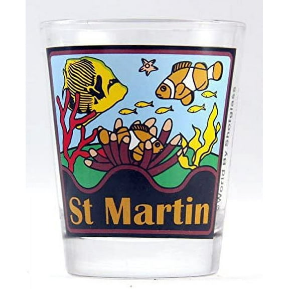 St.Martin Tropical Fish Shot Glass