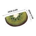 thumbnail image 3 of BSMAT Semicircle Fruit Mat, 16" x 24 " Cute Absorbent Anti-Slip Shower Mat, Summer Welcome Mat for Bathroom Doorway Kitchen Bedroom Bathtub Rug, 3 of 6
