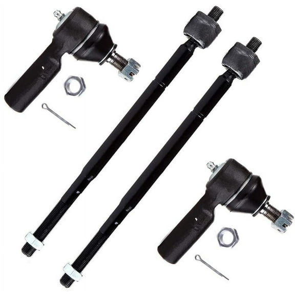 CCIYU Inner Tie Rod Ends Outer Tie Rod Ends Compatible fit for 1992-2001 for Lexus ES300 1995-2004 for Toyota Avalon 1992-2001 Camry 1998-2003 Sienna 1999-2002 for Toyota Solara 4pcs Suspension Kit
