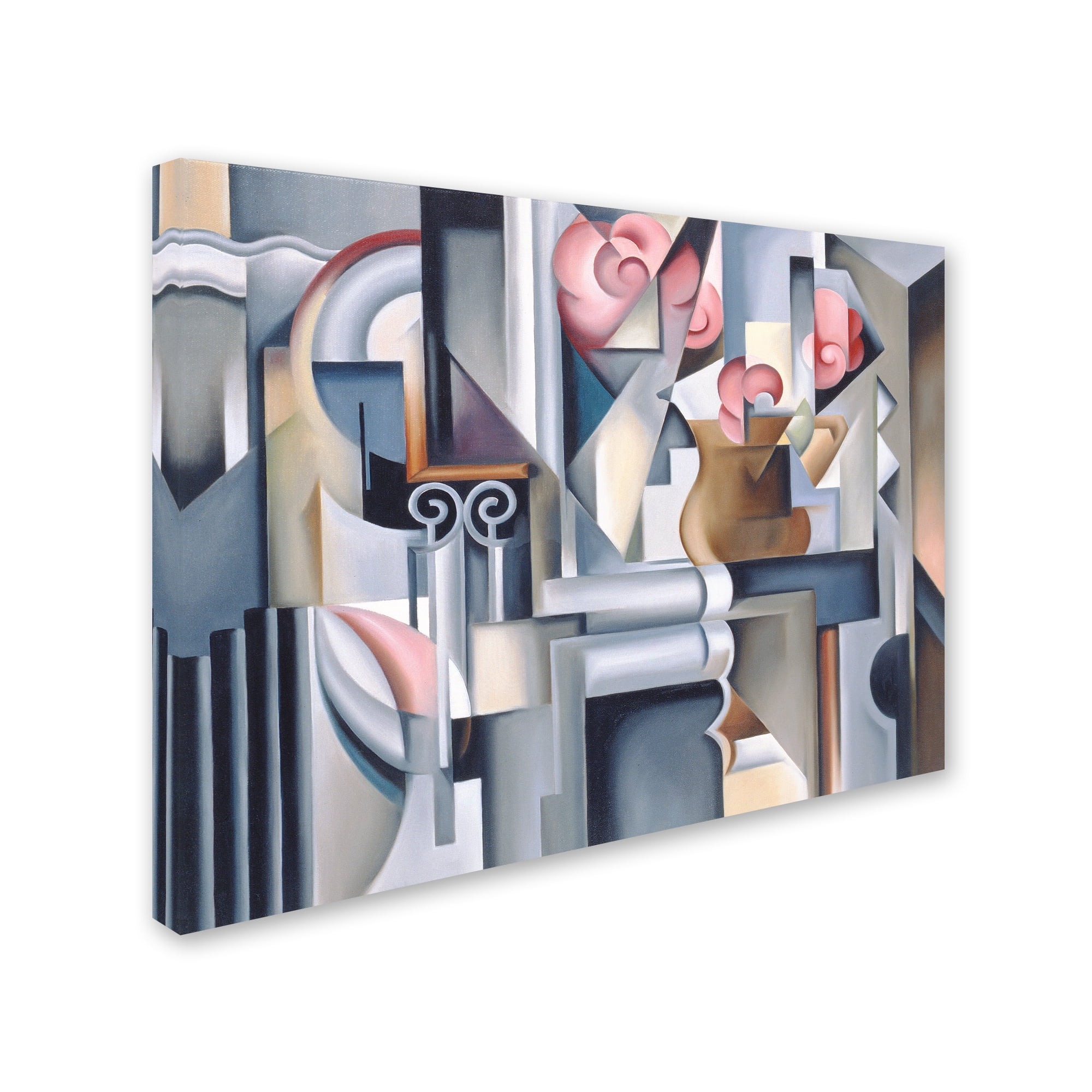 Trademark Fine Art "Still Life With Brown Jug" Canvas Art by Catherine Abel