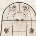 thumbnail image 4 of 2 Pack Metal Garden Trellis 71 x 19.7 Rustproof Outdoor Trellis for Climbing Plants Vertical Flower Vine Support Brown, 4 of 12
