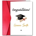 thumbnail image 1 of Graduation Cards Graduation Party Decorations Cartoon Character Greeting Card With Envelope Graduation Gift For Family And Friends, 1 of 2