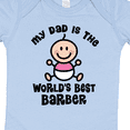thumbnail image 4 of Inktastic My Daddy Worlds Best Barber Girls Baby Bodysuit, 4 of 5