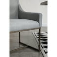 thumbnail image 5 of Modrest Elijah Modern Grey & Copper Antique Brass Dining Chair, 5 of 5