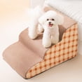 thumbnail image 2 of Escalera para perros, rampa con peldaños, lavable y desmontable para interiores. 3 pasos, 2 of 9
