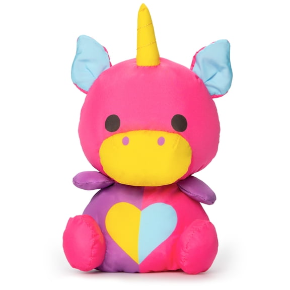 Swisheez Jemah Unicorn Stuffed Animal, Retro Inspired Plush Toy for Ages 3 & Up, Pink, 7”