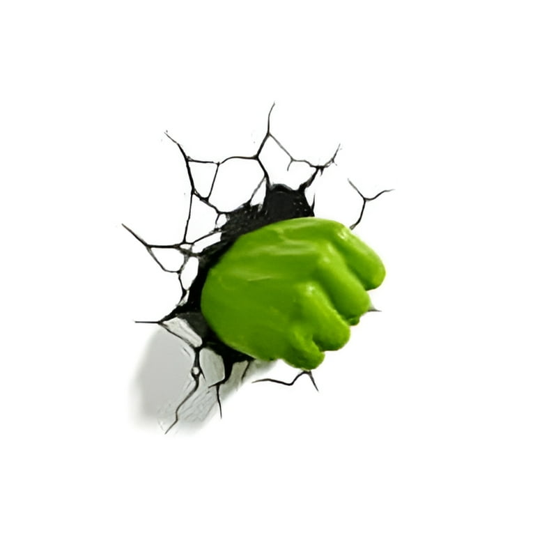 Marvel Hulk Right Fist 3D Deco LED Wall Light, Bedroom Night