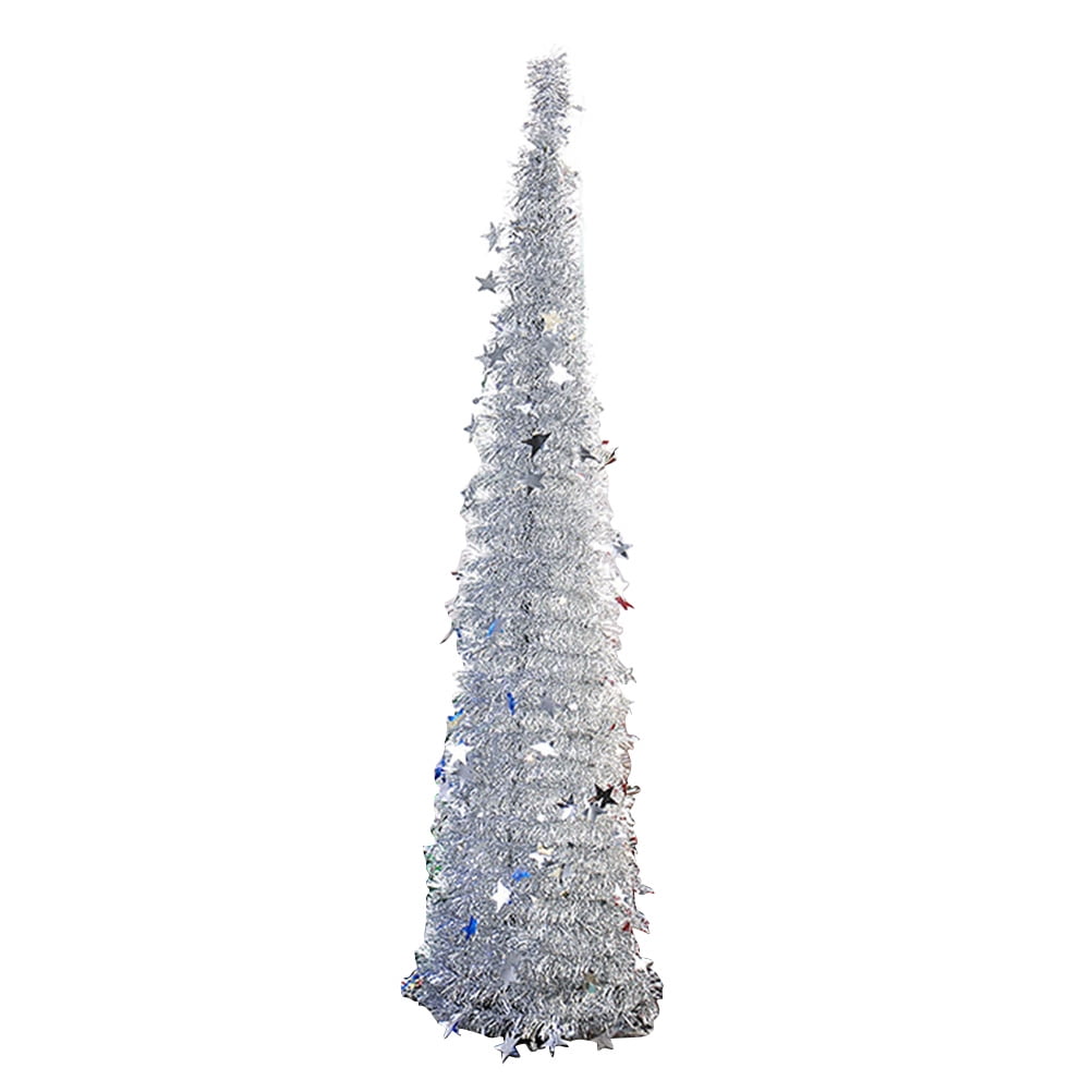 120cm Christmas Decoration High PET Plastic Foldable Telescopic Christmas Tree Christmas Party