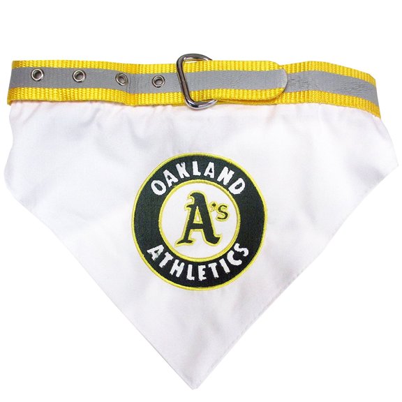 Pets First MLB Oakland Athletics Dogs and Cats Collar Bandana - Medium