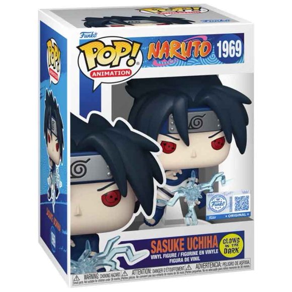 Pop Animation Naruto 3.75 Inch Action Figure Exclusive - Sasuke Uchiha (Chidori Glow) #1969
