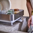 thumbnail image 5 of Joseph Joseph Extend Steel Plus Expandable Dish Rack with Wine Glass Holder, 5 of 9