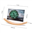 thumbnail image 2 of 5X7 Rectangular Picture Frames Landscape Picture Frame, Wooden Photo Frames with Solid Wood & Frameless Acrylic Cover, 2 of 6