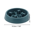 thumbnail image 2 of 1 Pc Cuenco Redondo Conveniente para Perros para Interior y Exterior ABS Azul, 2 of 4