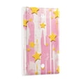 thumbnail image 2 of Yayeee Blank Wall Plate Cover 1-Gang 4.5"x2.7" Home Unused Decorative Outlet, Flat Yellow Stars, 2 of 7