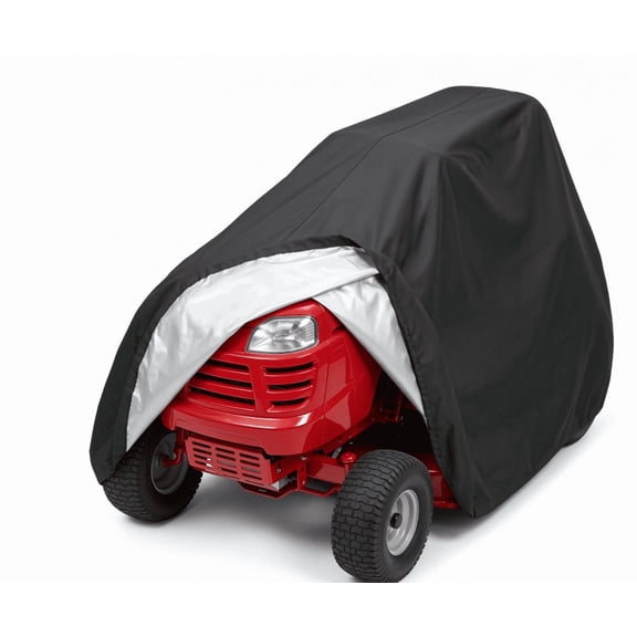 CWYEYE Universal Riding Lawn Mower Cover 72.05×53.94×46.06 Inches, 210D Heavy Duty Oxford Waterproof Lawn Tractor Protector.