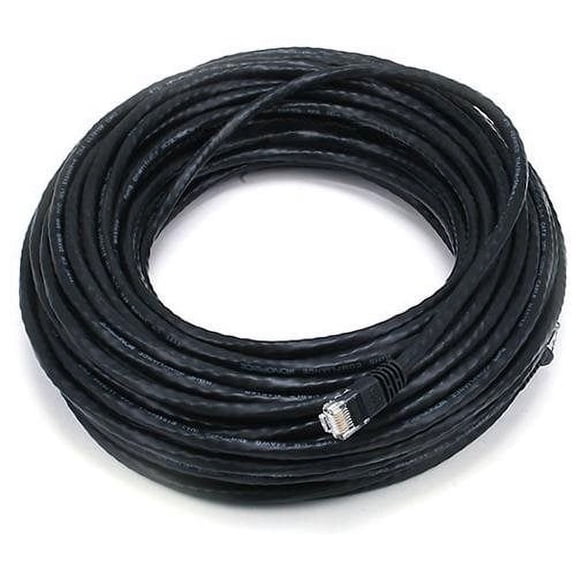 Monoprice 75 Feet 24AWG Cat6 550MHz UTP Ethernet Bare Copper Network Cable, B...