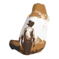 thumbnail image 2 of Balery Western Cowboy Countryside Funda de Asiento para Auto con Diseño - Cubierta Frontal Suave y Transpirable con Protector Antideslizante- 1 Unidad, 2 of 5