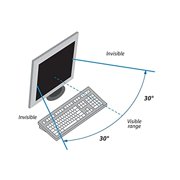 Kantek Secure View Notebook LCD Privacy Filter, Fits 19 LCD Monitors