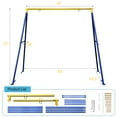 thumbnail image 7 of Hishine A frame Swing stand,heavy duty sturdy frame,large size with ground anchored ,all weather usage, 7 of 7